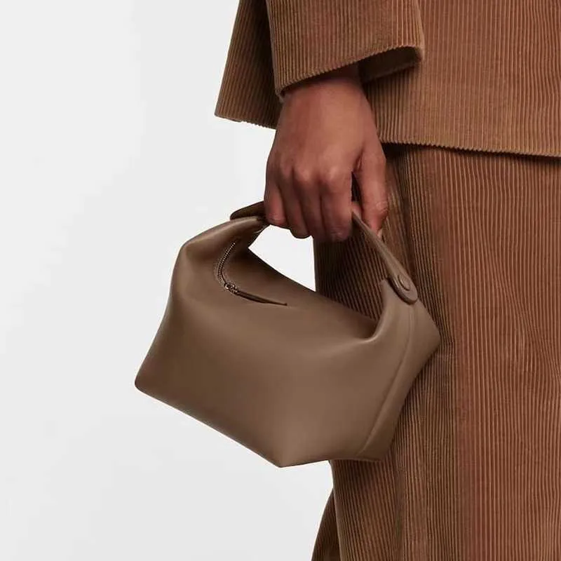 Sac à déjeuner Design Bento petit 2024, sac à main en cuir véritable de qualité supérieure, boîte à main, sacs à main de luxe en rangée