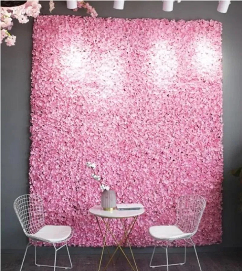 花輪60x40cm人工アジサイの花の壁写真小道具ホームバックドロップ装飾DIYウェディングアーチフラワーズ