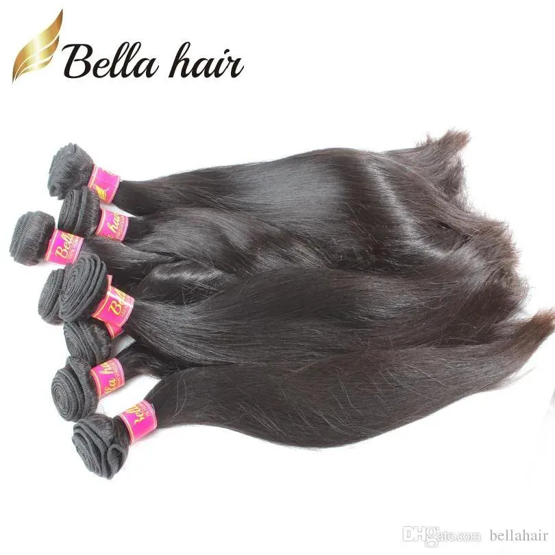 Wefts bellahair 100 mongolian human virgin hair bundles body wave human hair weft extensions double weft 10 26