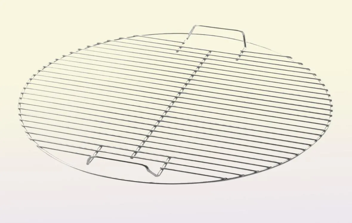 Verktygstillbehör 41 cm BBQ GRAT Rund grillgrillad mesh matlagning kök verktyg rostfritt stål bold8275260