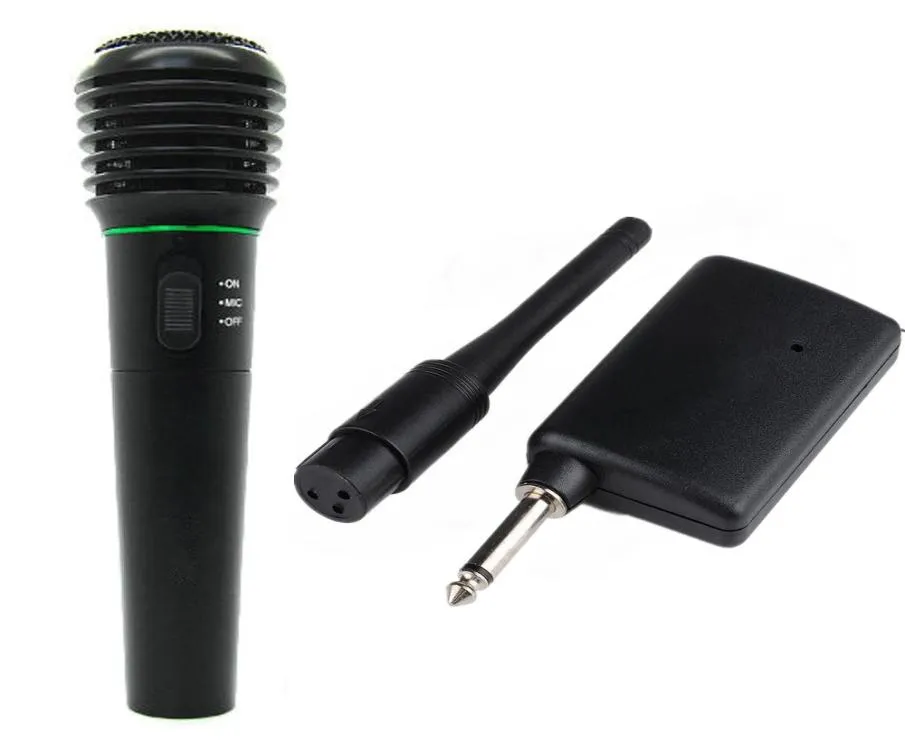 2 in 1 Wired Wireless Handheld Microphone Wireless Wired Microphone Receiver Unidirectional9595748