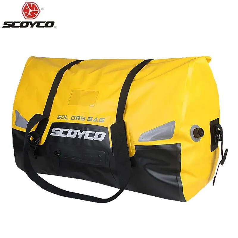 Bags SCOYCO Motorcycle Bags 60L Multifunctional Waterproof Package Motocross Bag Travel Bag Moto Luggage ,MB25