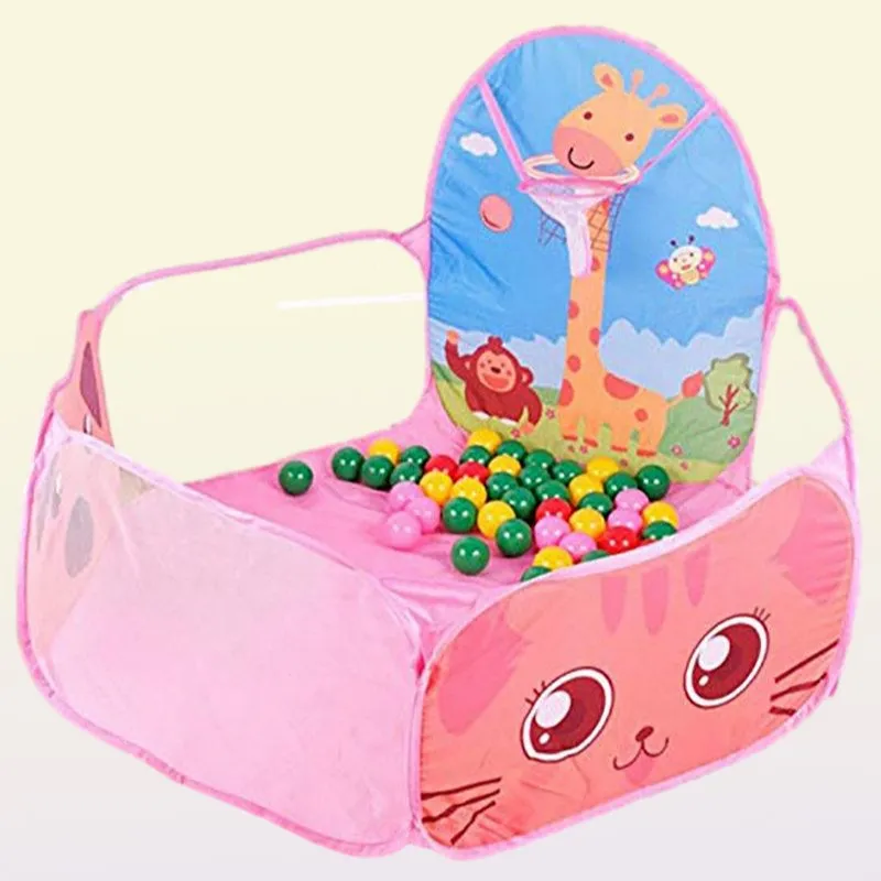 Tält och skyddsrum Portable Baby Playpen Outdoor Indoor Ball Pool Play Tent Kids Safe Foldble Playpens Game of Balls For Gift1122940