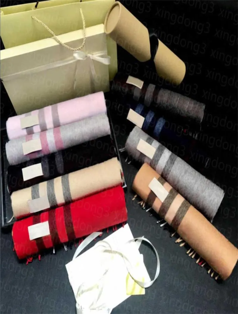 2021 Cashmere Scarf Designer Scarves Winter Men Women Quality Soft Thick Shawl Scarfs Fashion Scarve 4 Season Foulard Luxury Bufan2303540