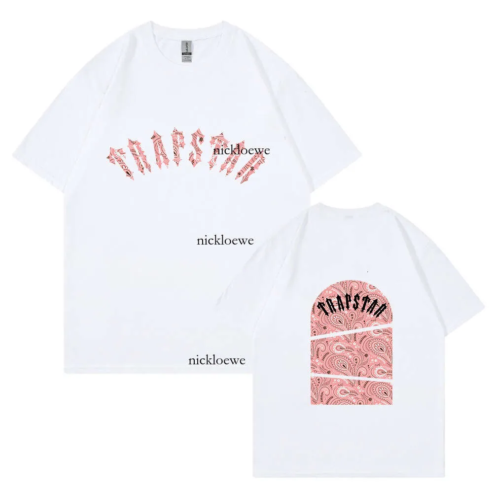 2024 NEW SUMMERTシャツファッションメンブランドデザイナートラプスター短袖丸いネックストリート服