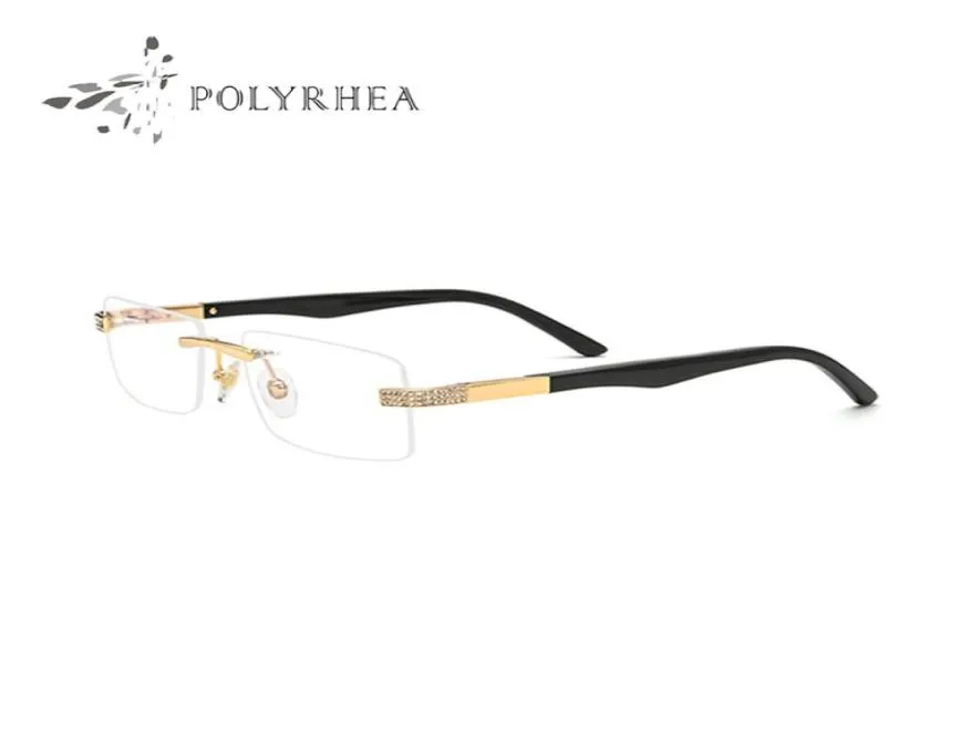 Montature per occhiali di lusso nero bianco corno di bufalo montature per occhiali uomo donna designer di marca set di diamanti con gamba per occhiali senza montatura confezione originale5137357