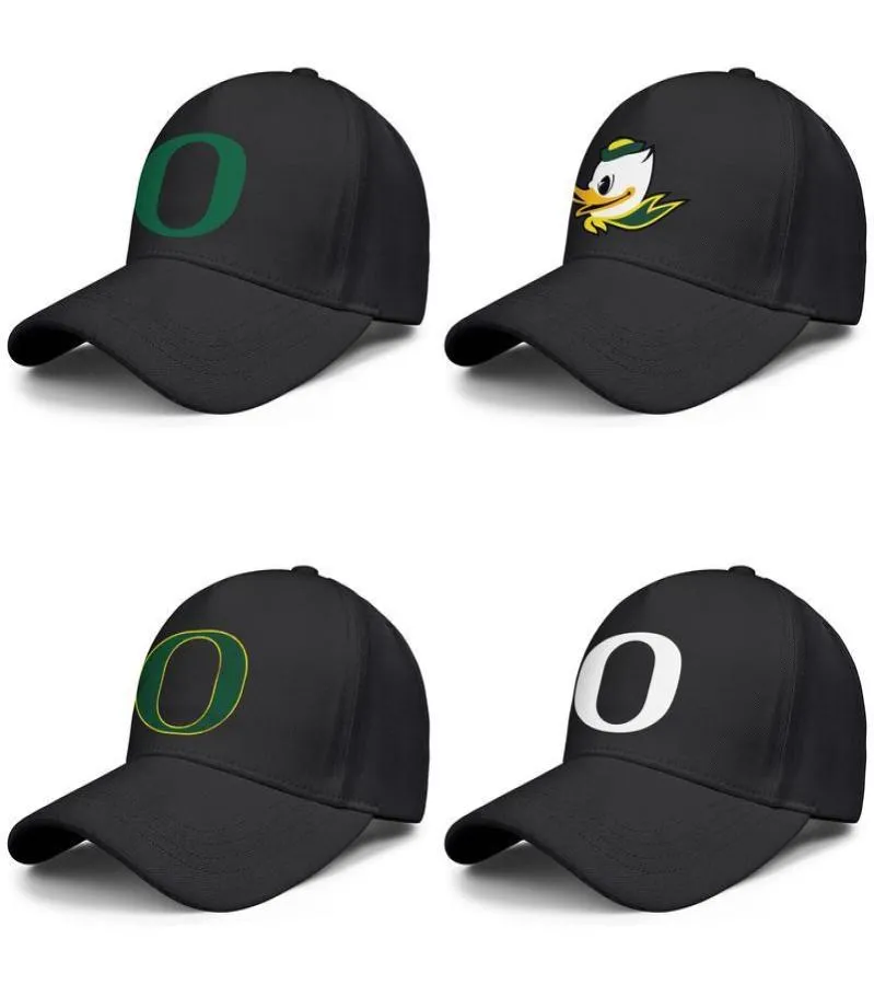 Oregon Ducks primary team logo Men039s Women Adjustable Trucker Hat Summer Sun Cap football basketball white old Print Round Lo9627382