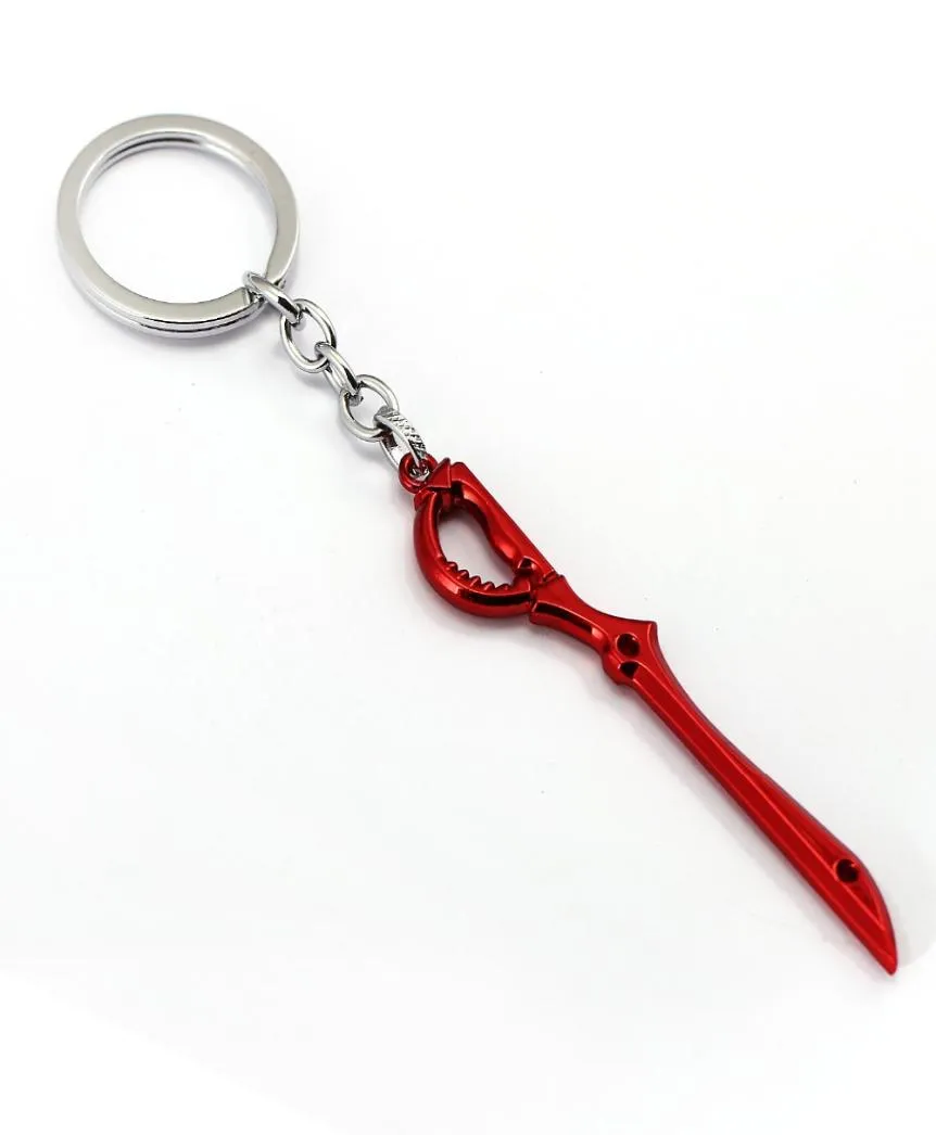 Tuer tuer Anime rouge Matoi Ryuuko épée pendentifs porte-clés porte-clés charme cadeau de noël bibelot 4742564