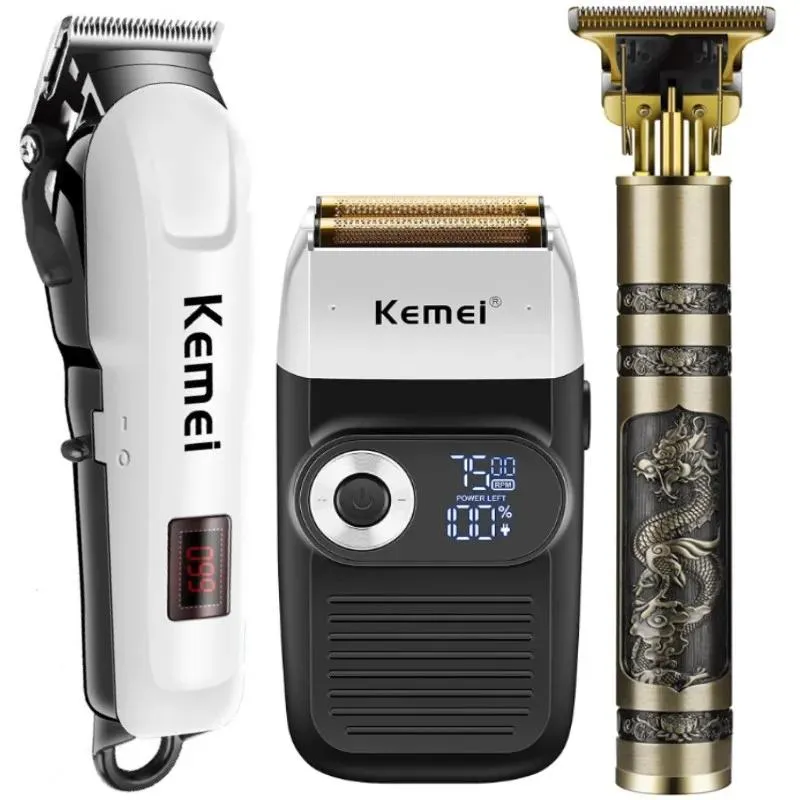 Trimmer Professional Barber Hair Clipper Trimmer Laddningsbart elektriskt hårtrimmer som skär HINE MEN BARBER Hårskärning Hine