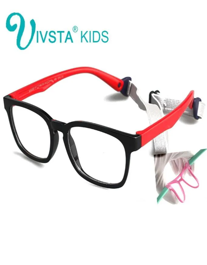 IVSTA completo con correa 4616, gafas para niños, gafas flexibles TR90 de silicona, monturas ópticas para niñas, suaves O2693055