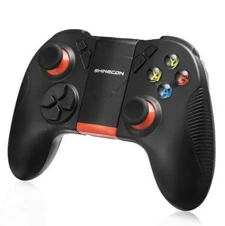 Joysticks na mobilny analogowy analogowy joystick Bluetooth 4.0 Wireless Game Controller zdalny gamepad z nawiasem na Android / iOS / PC