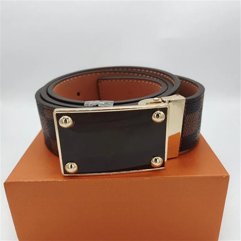 Belts Designer Men de qualidade Top moda Moda clássica mulher mensual Carta casual Fivelel Largura da fivela 3 6cm com Box3154