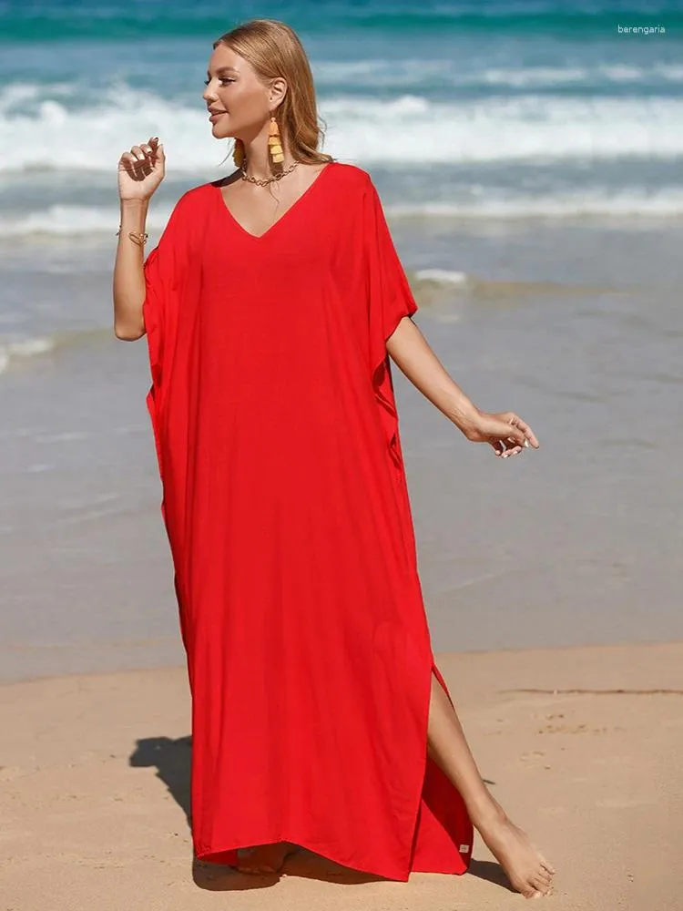 Costumi da bagno da donna venduti Abito lungo bohemien Costume da bagno Cover Up 2024 Robe Plage Pareos Kaftan Maxi Over Size Beach Tunica BeachWear