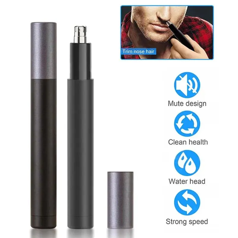 Artiklar Xiaomi YouPin Handx Mini Electric Nose Hair Trimmer HN1 Sharp Blade Body Wash Portable Minimalist Waterproof Safe Use 3011047 2021