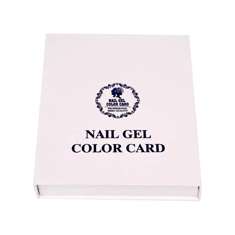 Display 120 Farben Professionelles Kartenbuch Nail Art Display Nagellack UV Gel Farbdisplay Farbkarte Nagelwerkzeuge Kostenloser Versand ZA2681