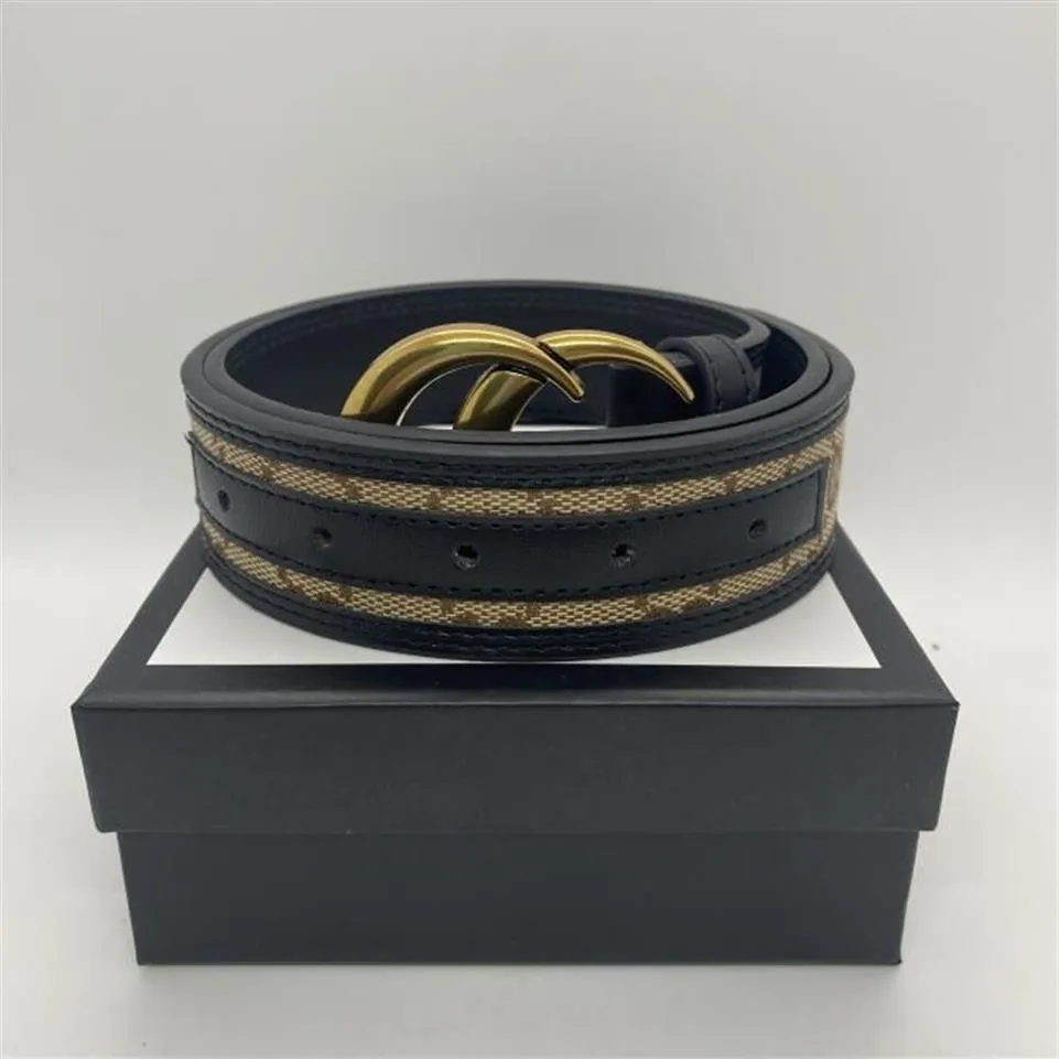 Mens Fashion Belt Luxury Men Designers Women jeans Belts Snake Big Gold Buckle cintura Size 90-125CM with box 18 Color248v