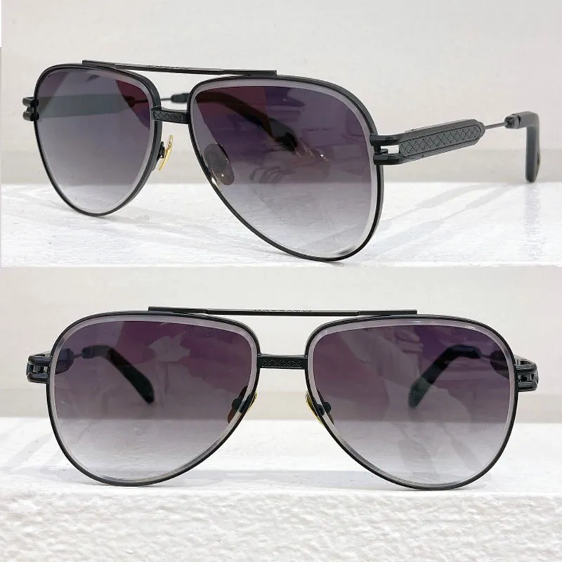 Męska marka luksusowa Z049 Okulary przeciwsłoneczne męskie damskie bezczynniki pilotażowe black metalowa rama mody okulary przeciwsłoneczne z pudełkiem Z049