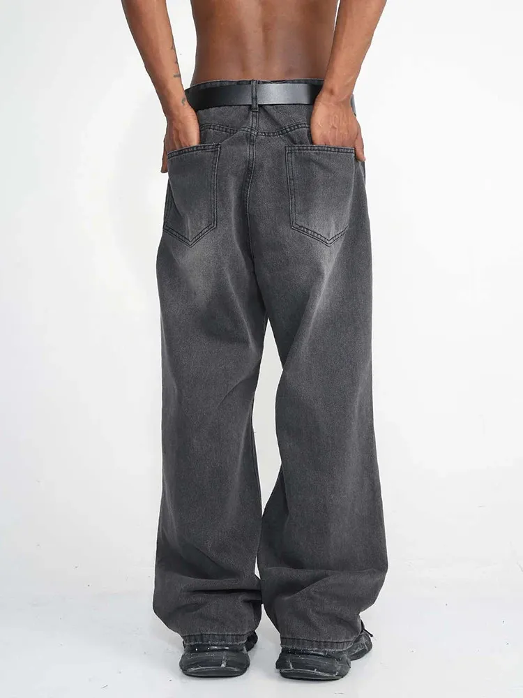 【ROCKCAKE】Damage Cargo Jeans Damage Cargo Jeans - Blue : 락케이크 Rock Cake