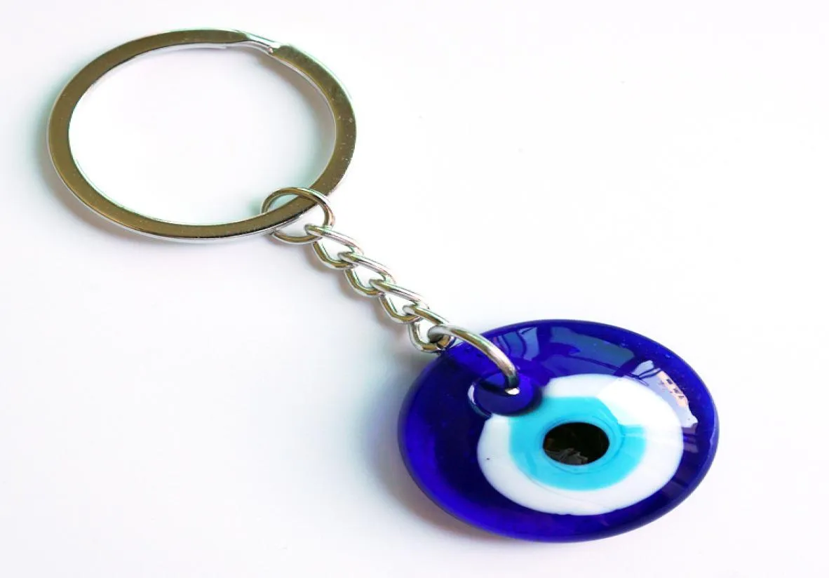 Greek Turkey Amulet Glass Blue Evil Eye KeyChains0123451487745