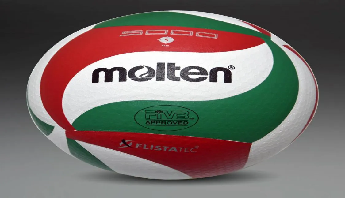 Professionella volleybolls Soft Touch Volleyball Ball VSM5000 Size5 Match Quality Volleyball med Net Bag Needle6437943