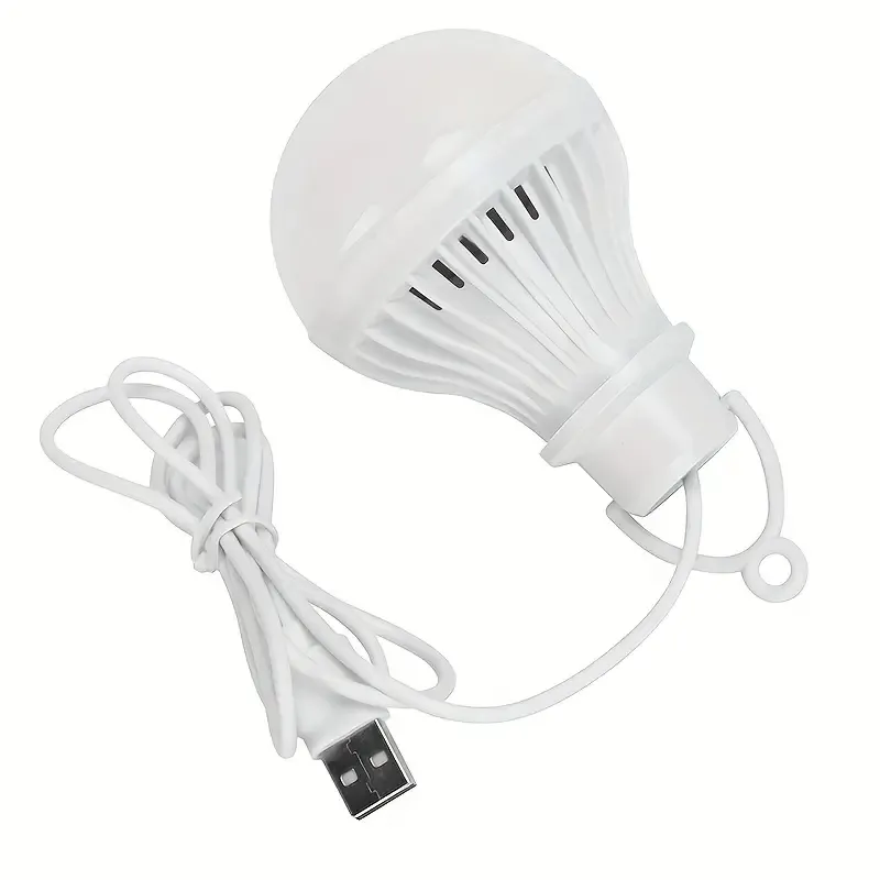 Ampoule Led Portable USB, ampoule suspendue, facile à transporter, peut être utilisée pour le Camping, l'extérieur, la cour, le jardin, la tente