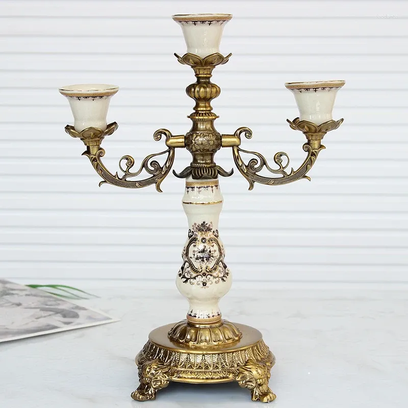 Kerzenhalter im nordischen Stil, Keramik, Retro, luxuriös, groß, Heimdekoration, Vintage-Dekoration, Bougeoir BC50ZT