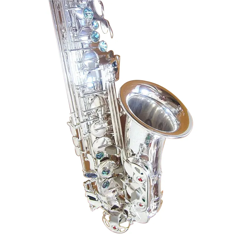 Sassofono contralto jazz Mark VI Placcato argento E Flat Sax strumenti musicali di marca professionale con custodia e accessori
