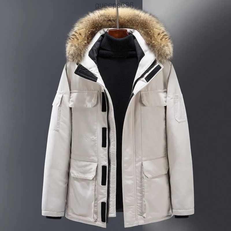 Parkas pour hommes Designer canadien hommes vestes manteaux vêtements de travail d'hiver veste extérieure épaissie mode maintien au chaud couple diffusion en direct Gooses012