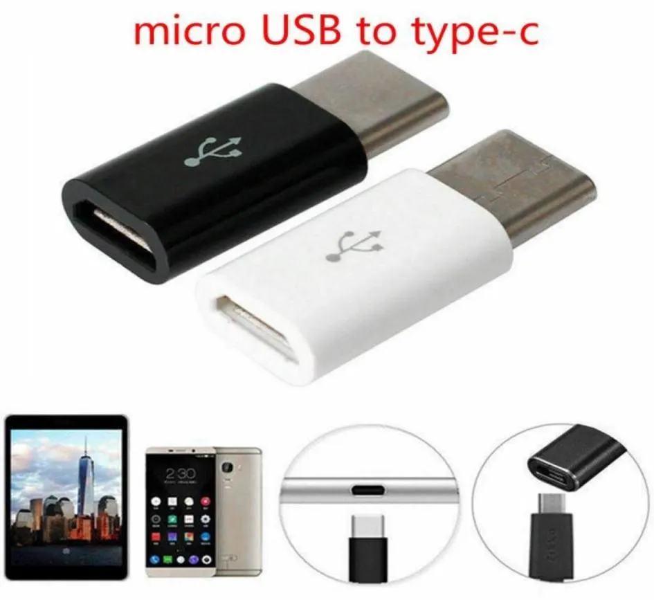 Universal Mini Micro USB till USB 20 TYPEC USB Data Adapter Connector Telefon OTG Typ C Laddningsdata Transmission Converter Adapter 1212171