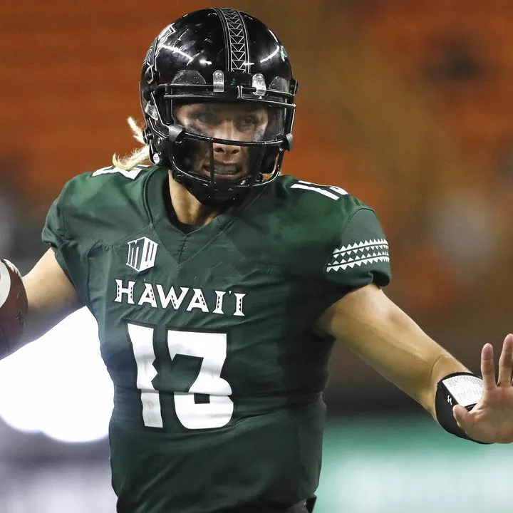 Custom Stitched Hawaii Rainbow College Tulane Football