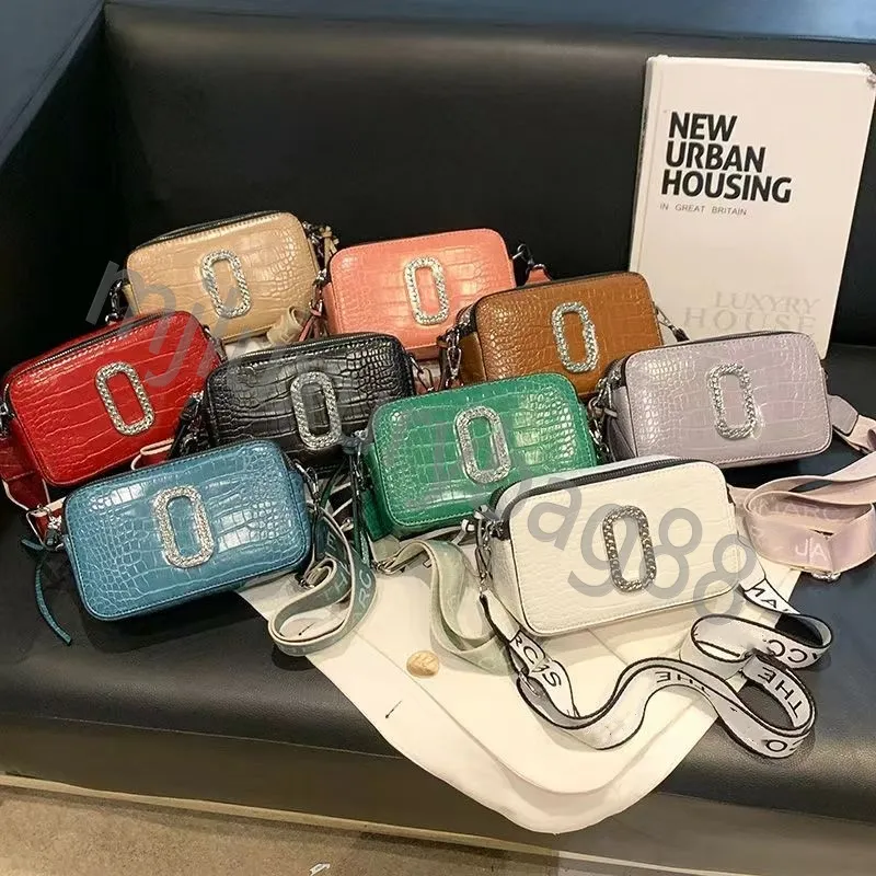 5A Designer tas heren MJ snapshot coole en elegante tas Marc Beroemde Camera Kleine Crossbody portemonnee mini jacobs Dames Schouder metalen gesp perfect herstel met stofzak