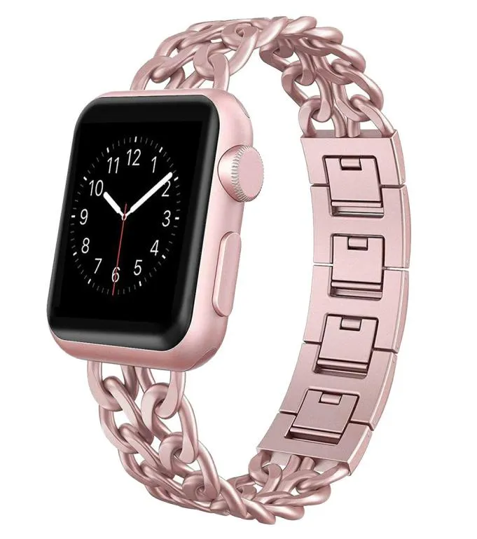Roestvrij stalen band voor Apple Watch 5 4 40mm 44mm Band Metal Link Armband Horlogeband Vervanging voor iWatch Series 1 2 3 42mm 388152216