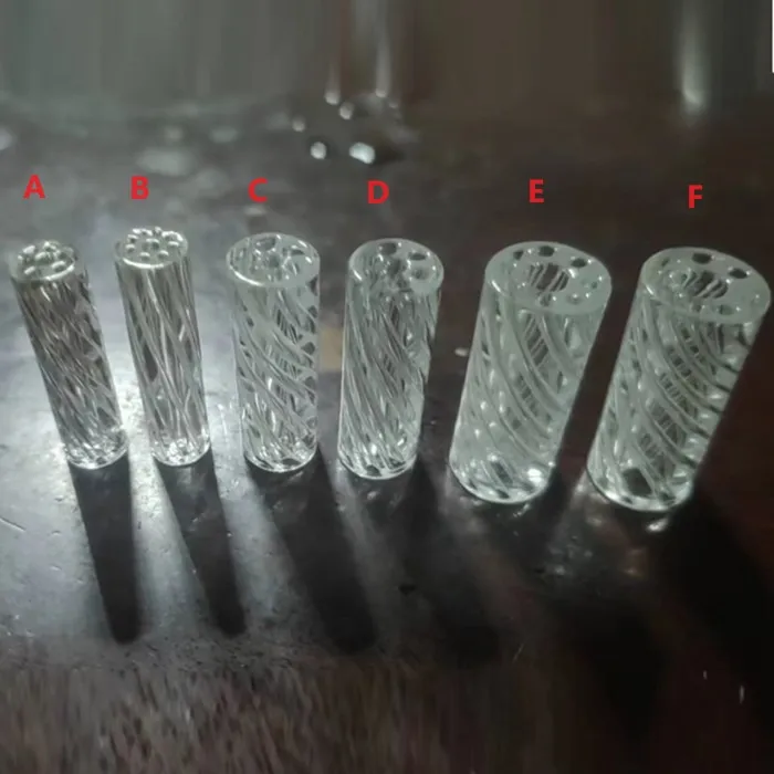 Vintage Glass Filter Tip For Glass Bong Smoking Water Pipe Hookah Original Glass Factory Made Support Customer Logo Wholesale