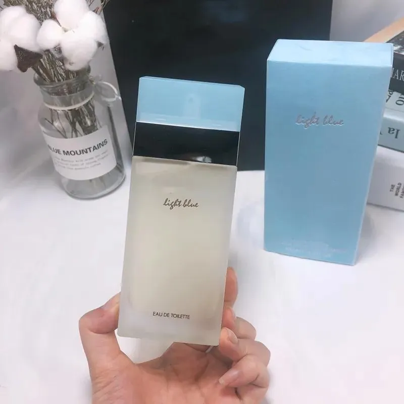 병 뜨거운 parfum 여자 향수 향기 가벼운 블루 블루 100ml 오데 파 푸 스프레이 오래 지속되는 유명한 브랜드 클론 디자이너 Cologne Perfu