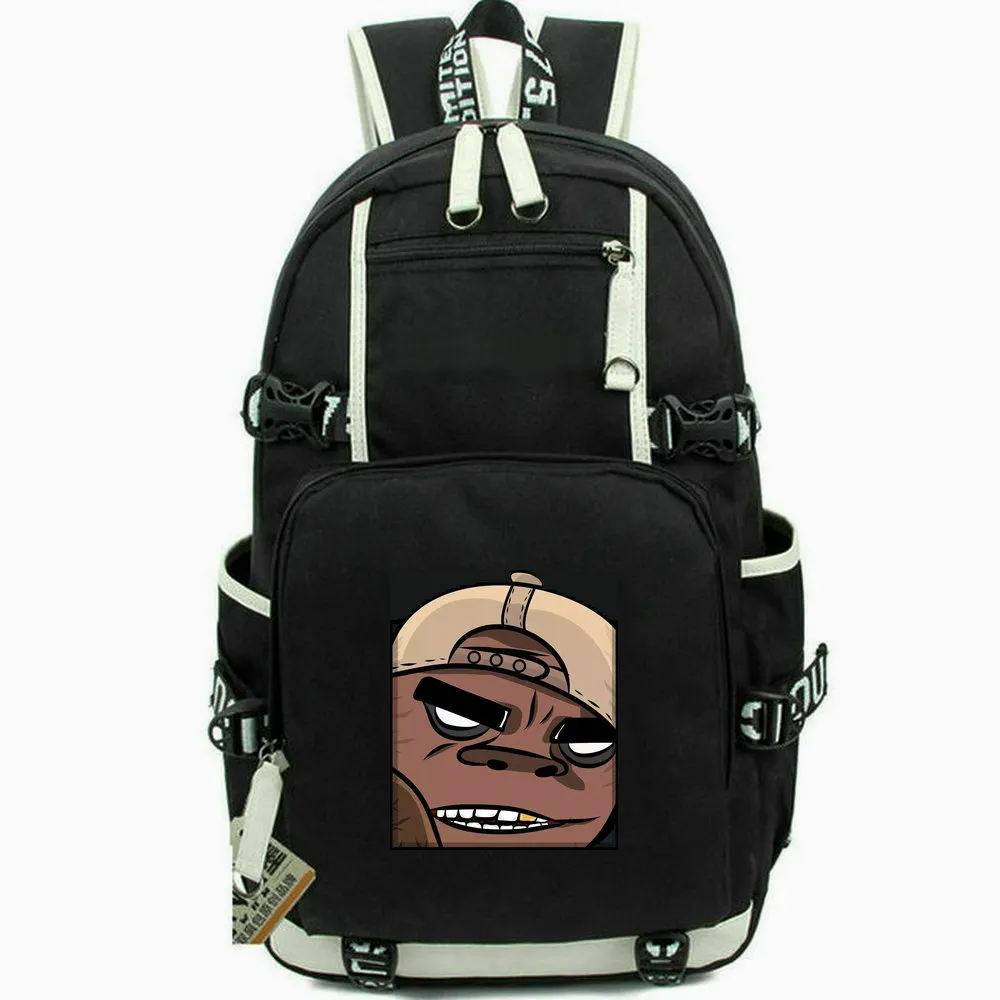 حقيبة Backpack Russel Gorillaz Daypack Band School Bag The Fall Music Print Rucksack Disual Schoolbag Computer Day Pack