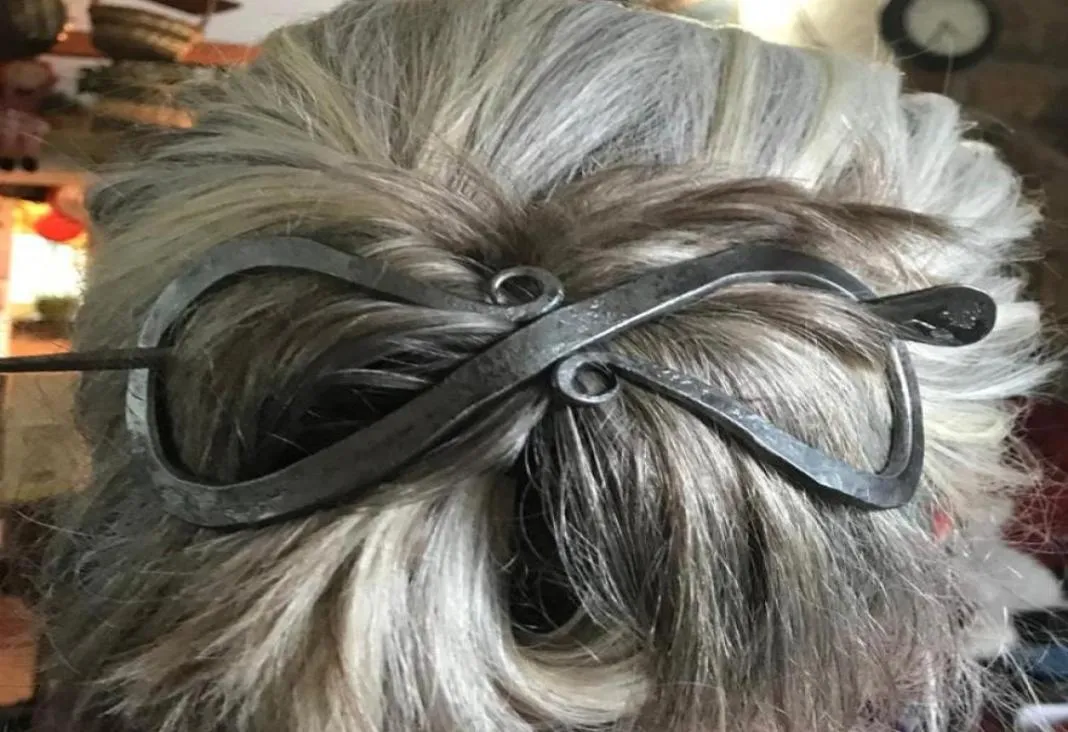 Hårklipp Barrettes hårnålar smycken stora keltik knutar vintage stil guld nordisk mytologi klipp bröllop tillbehör9948120