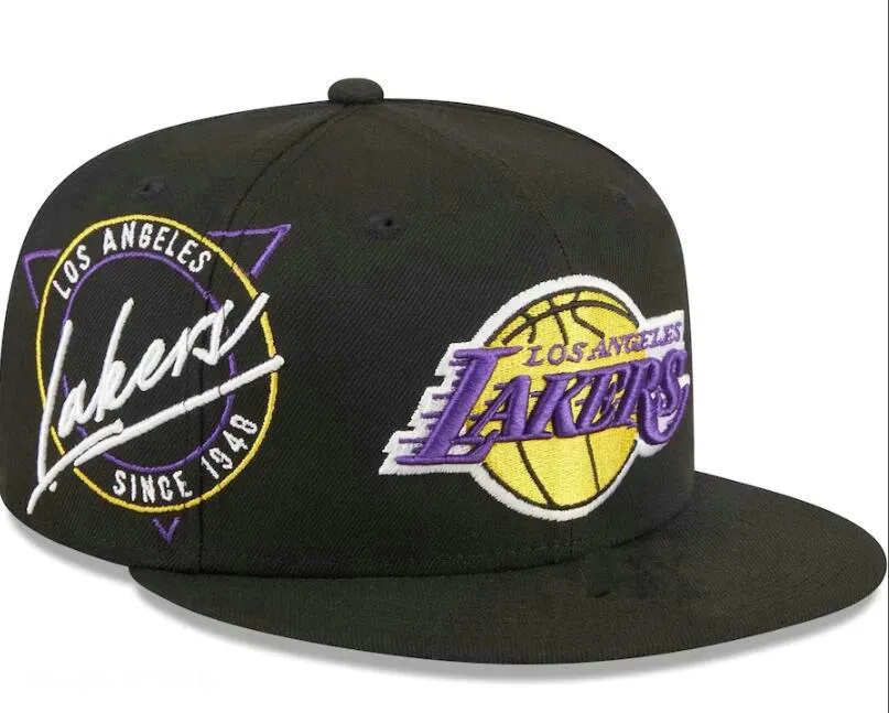 Fashion Mens Los Angeles Designer Lakers Hut Womens 23-24 Meister Baseball Cap 2023 Finals Unisex Sun Hat Bone '' Stickerei Großhandel Snapback Caps A13