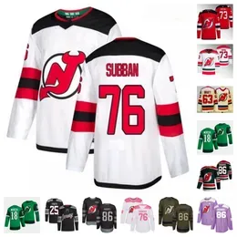 18 Ondrej Palat A 4 Scott Stevens C 30 Martin Brodeur Hockey Jersey Customize stitched Jersey 40 Akira Schmid 43 Luke Hughes men women youth size S-6XL