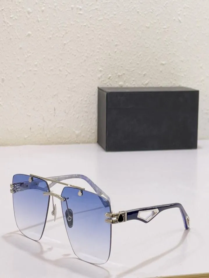 Vintage-Markensonnenbrille PRESIDENT Mode rahmenloses Design coole Designerbrillen für Damen und Herren Herrenbrillen für Herren C1061553ORDV