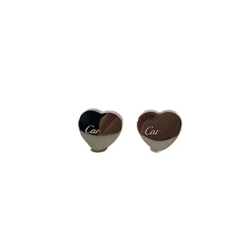 Ohrstecker Ohrstecker 10mm Herz Ohrring Damen Ohrstecker Flanell Tasche Edelstahl Paar Gold Ohrstecker Piercing Körperschmuck Geschenke für Frau Accessoires Großhandel HYSF