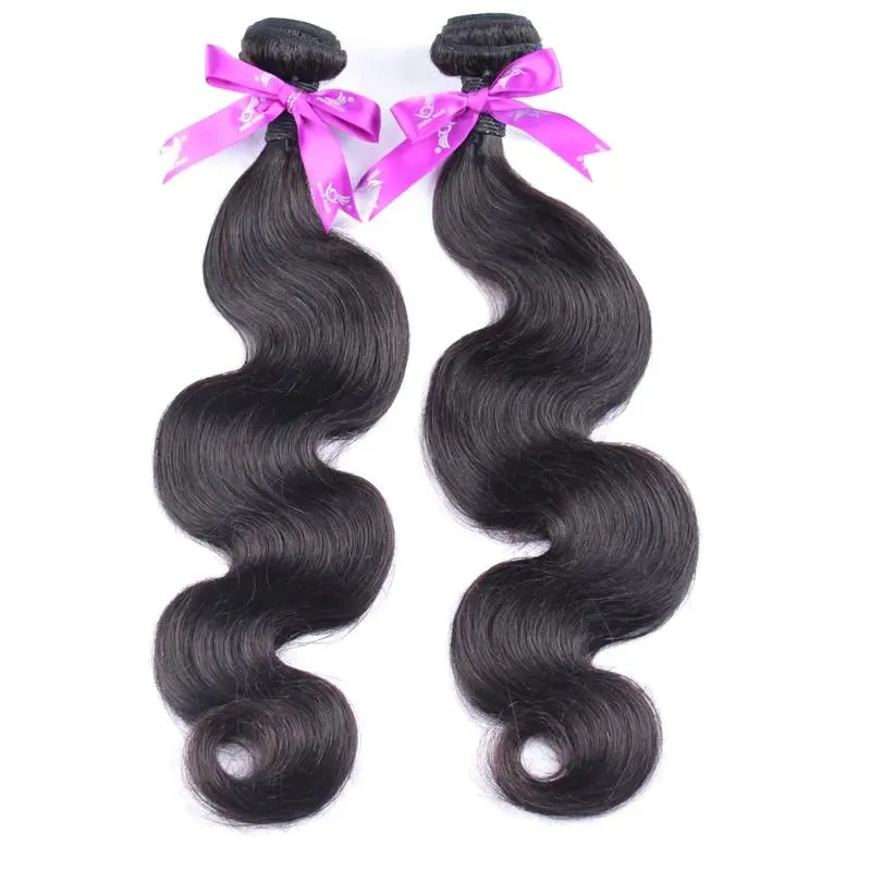 Tramas ¡Gran promoción! Barato Brasileño Indio Peruano Malasia Virginal Cabello 400G Paquetes de tejido de cabello humano natural Remy Body Wave 7a Cabello E