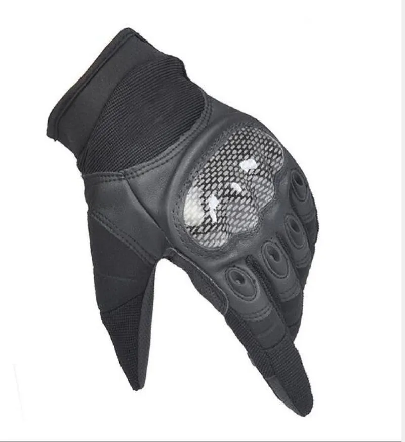 Guanti tattici militari di moda Sport all'aria aperta Esercito Full Finger Combattimento Moto Guanti antiscivolo in carbonio CNY13373146193