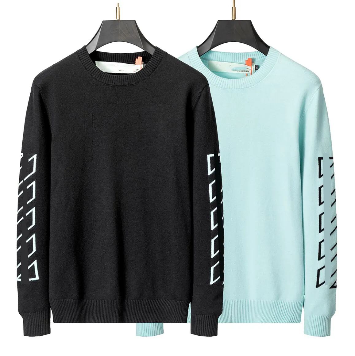 Designers Sweaters Luxury Casual Slim Fit Streetwear Mens Womens Geometric Embroidered Printing Fashion Tops Quality