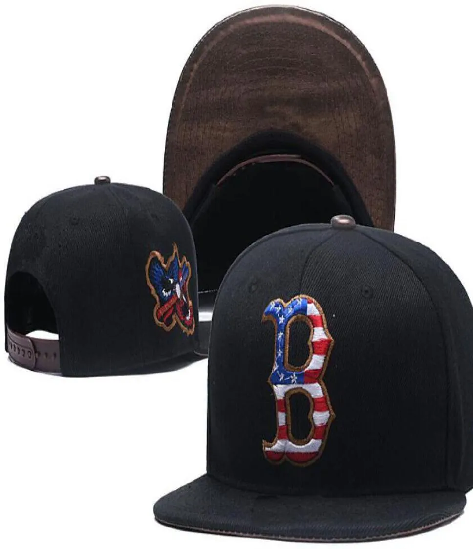 新しいブランドデザインボストンハットBロゴキャップメンズ女性野球帽スナップバックソリッドカラーコットンボーンヨーロッパアメリカンファッションハット9462919