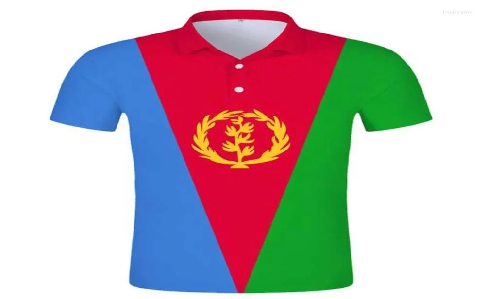 Men039s Polos Eritrea Flag Shirt Men39s Shortsleeve Custom Name Eri Number The State Of Jersey Sweatshirt Clothe6504690