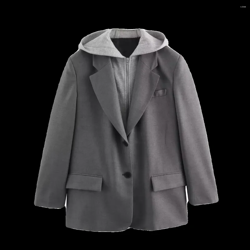 Kombinezony damskie Superaen w stylu europejskim i amerykańskim 2024 Autumn Fashion Casual Coatwork Blazer