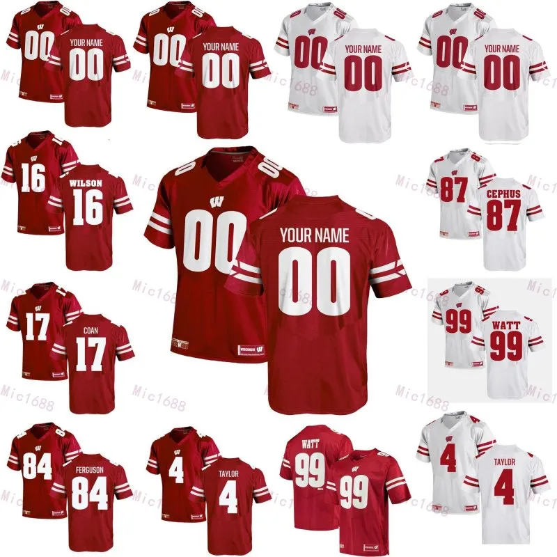 Wisconsin Badgers College Football Jersey Tanner Mordecai Braelon Allen Chez Mellusi Will Pauling Chimere Dike Bryson Green Hunter Wohler Jake Chaney Njongmeta