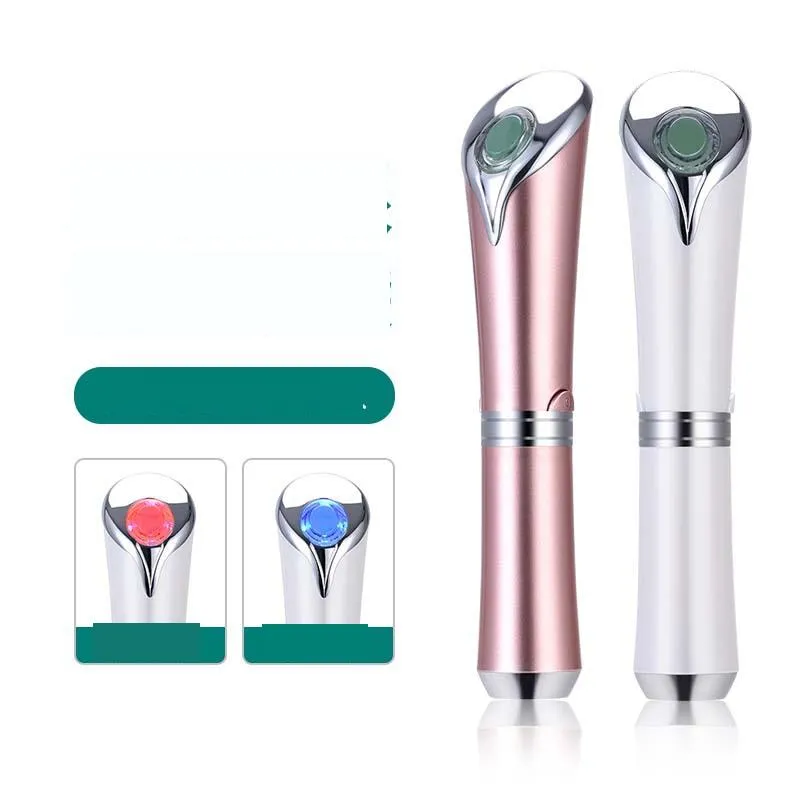 Eye Masr Electric Beauty Instrument Pen Stick Vibration Värme handhållen i färgen Jade Drop Delivery Otxr2