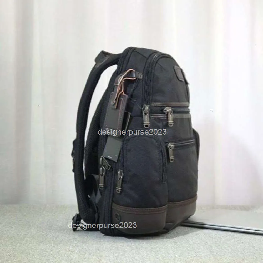 Pack pour hommes M222681HK2 Designer Tumiis Ballitic Back Backpack Handbag Books Bord