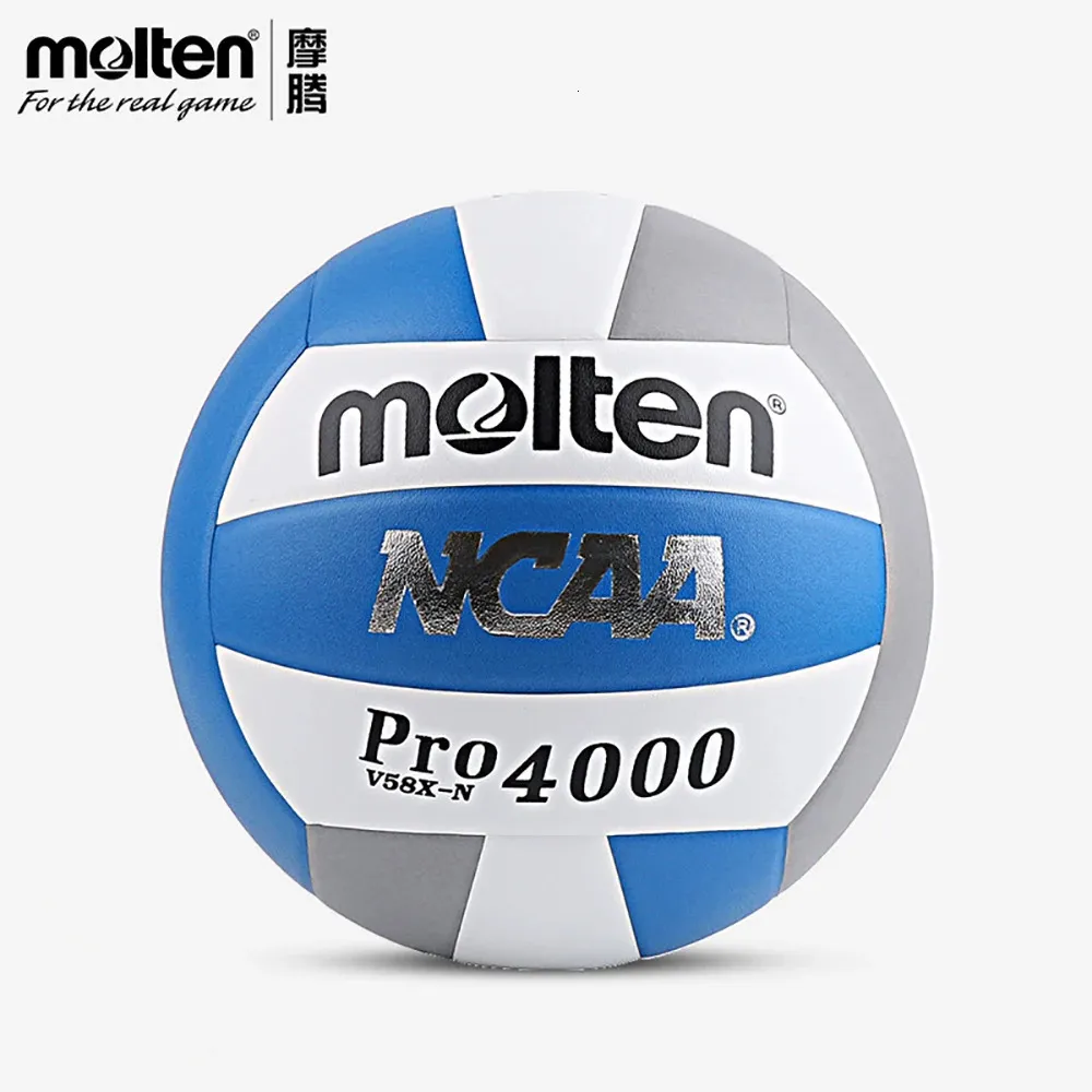 Molten V58XN Volleyball Officiell standardstorlek 5 PU -boll för man kvinnor inomhus utomhusträning 240103